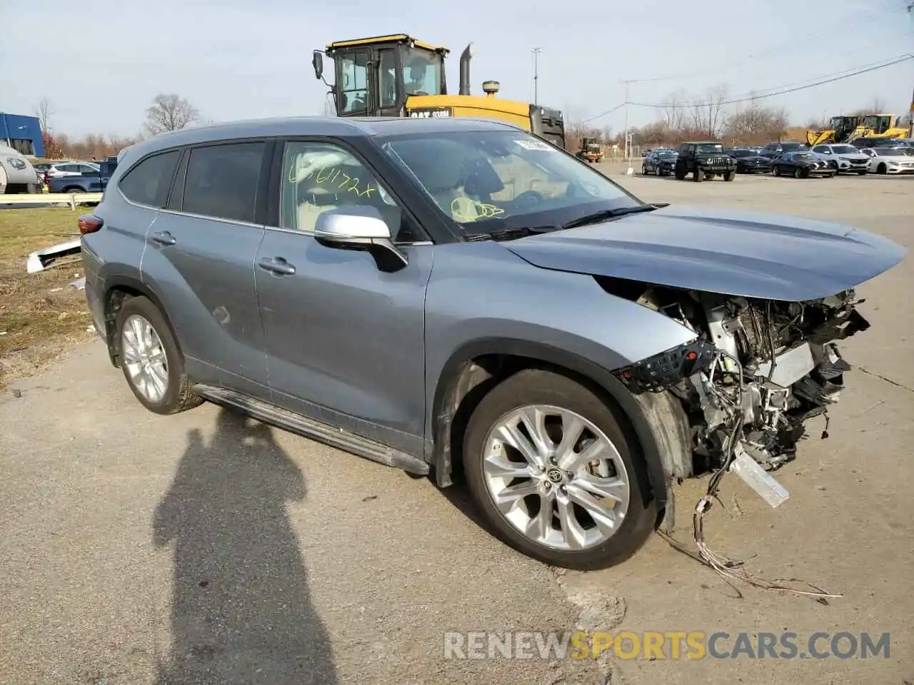 4 Photograph of a damaged car 5TDDZRBH3MS080430 TOYOTA HIGHLANDER 2021