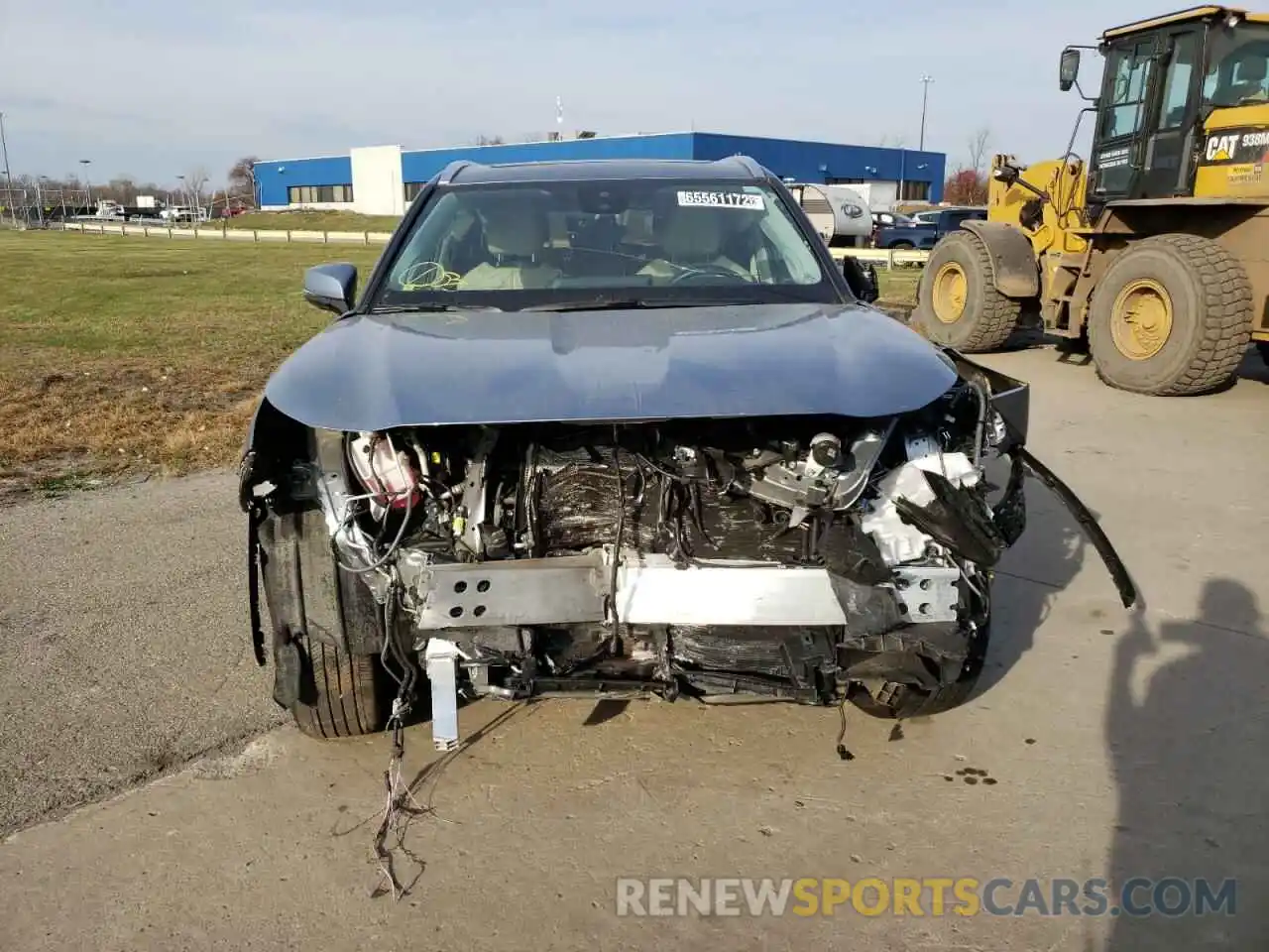 5 Photograph of a damaged car 5TDDZRBH3MS080430 TOYOTA HIGHLANDER 2021