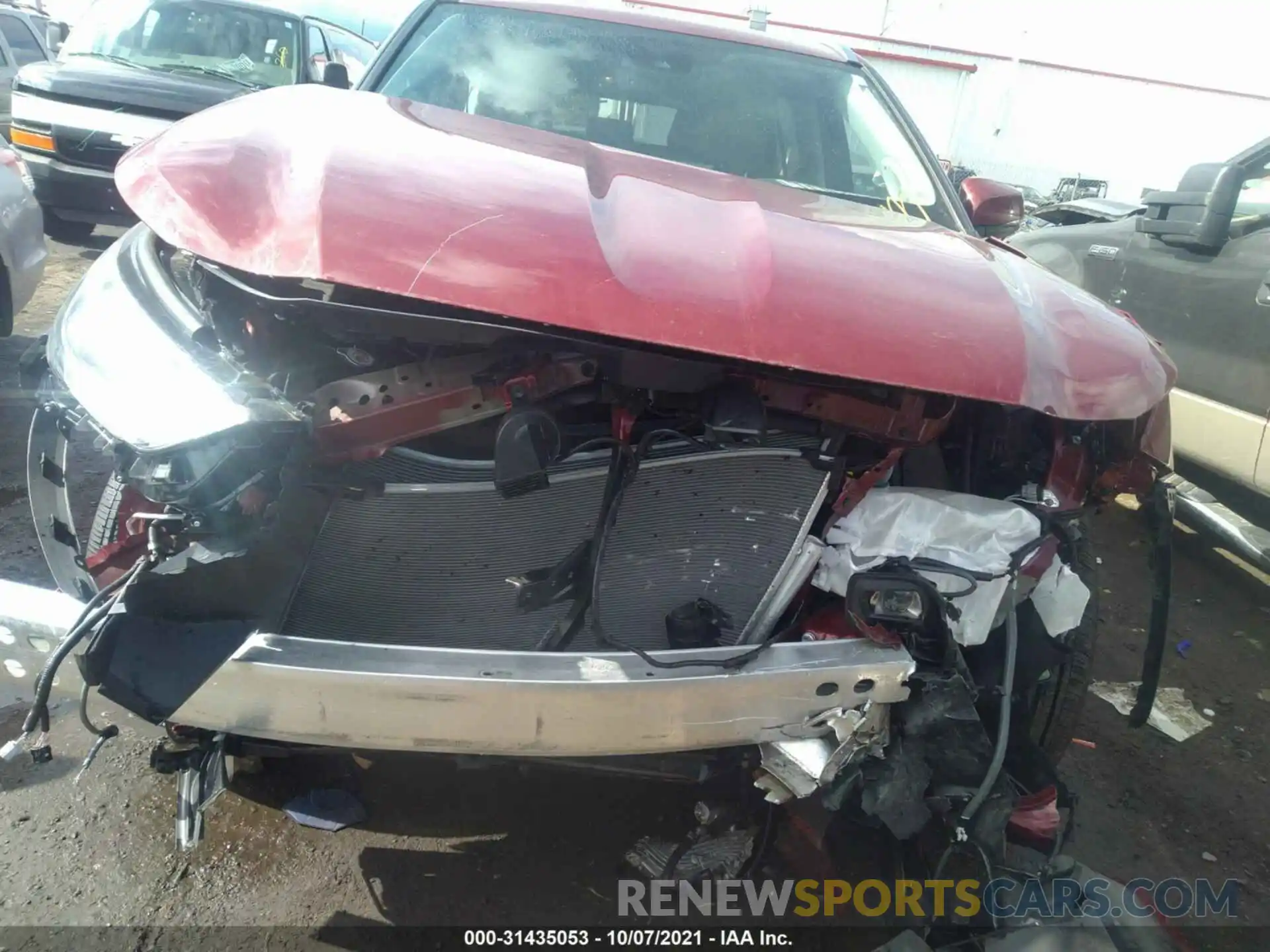 6 Photograph of a damaged car 5TDDZRBH3MS537821 TOYOTA HIGHLANDER 2021