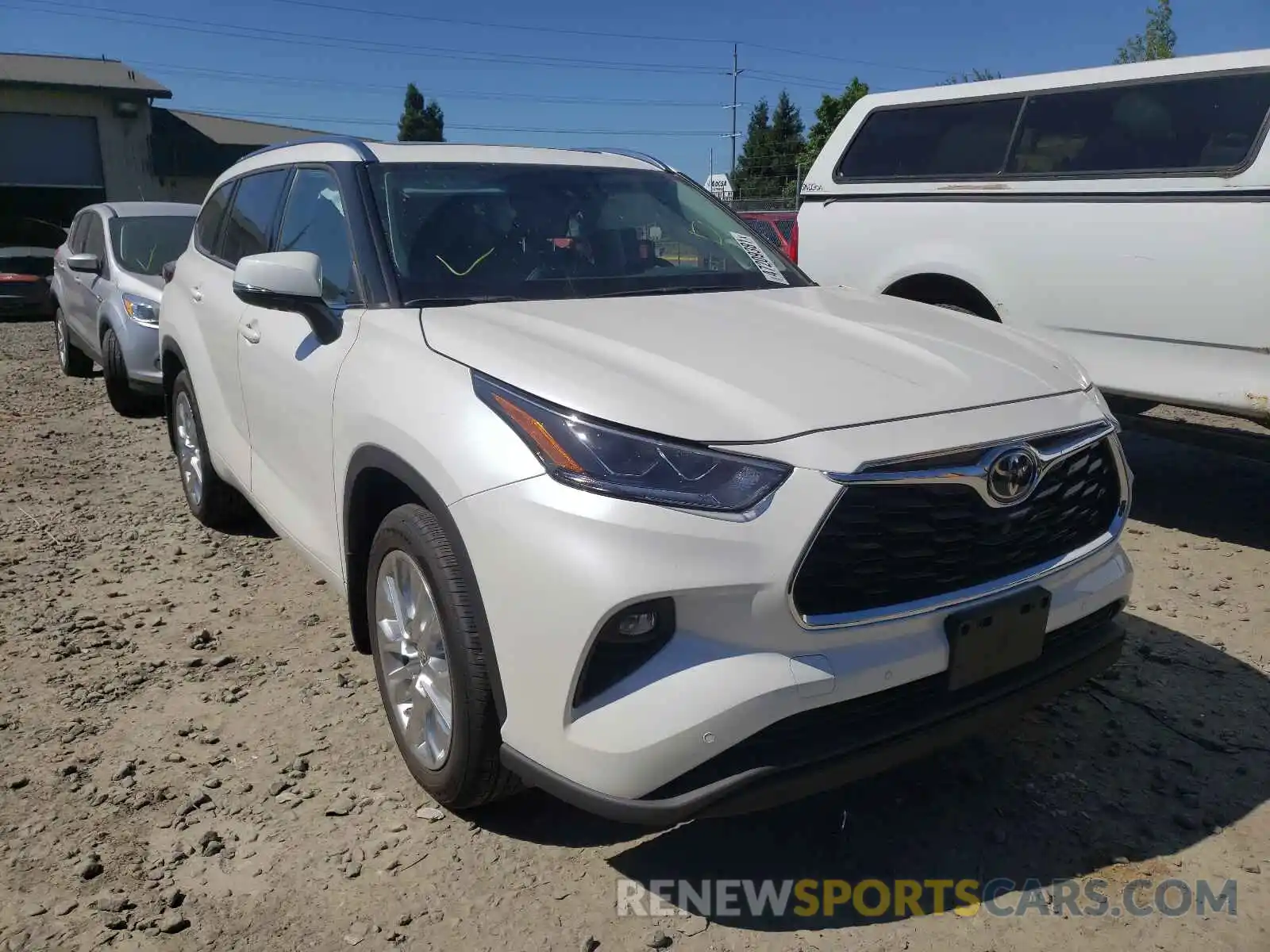 1 Photograph of a damaged car 5TDDZRBH4MS082008 TOYOTA HIGHLANDER 2021