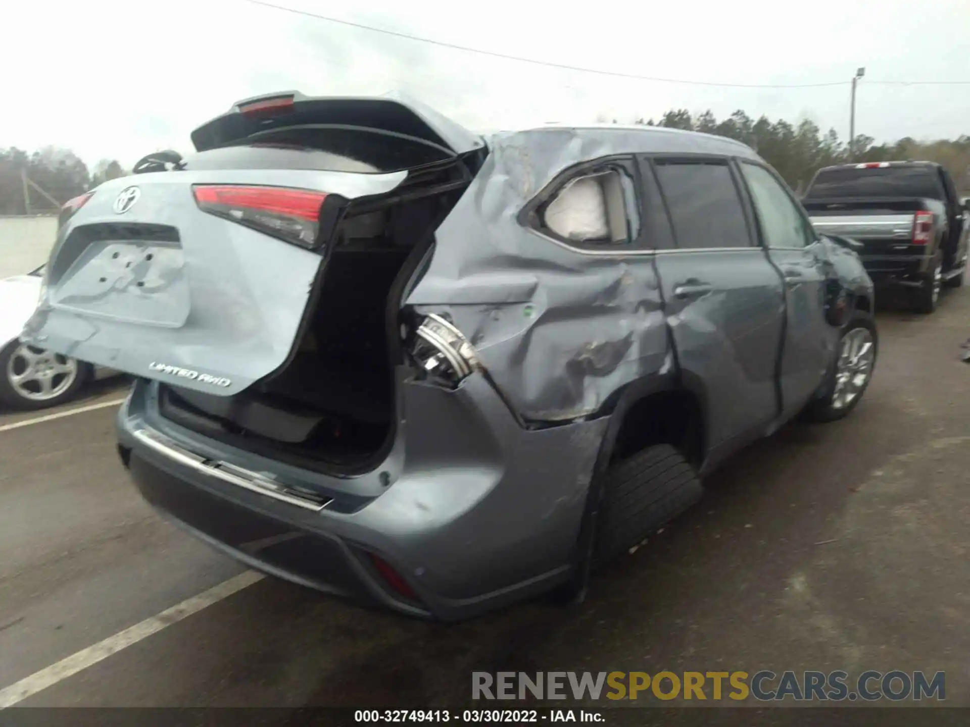 6 Photograph of a damaged car 5TDDZRBH4MS122054 TOYOTA HIGHLANDER 2021