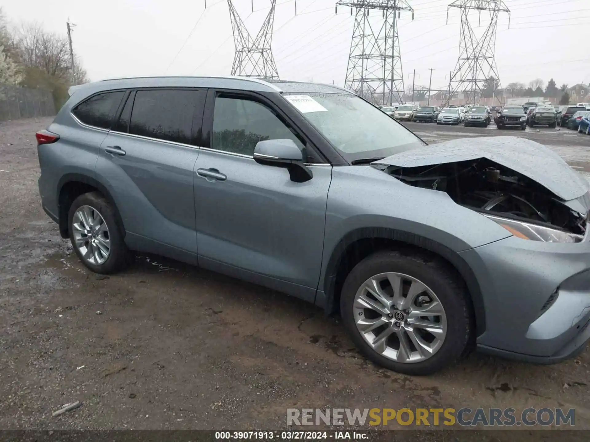 1 Photograph of a damaged car 5TDDZRBH4MS144961 TOYOTA HIGHLANDER 2021