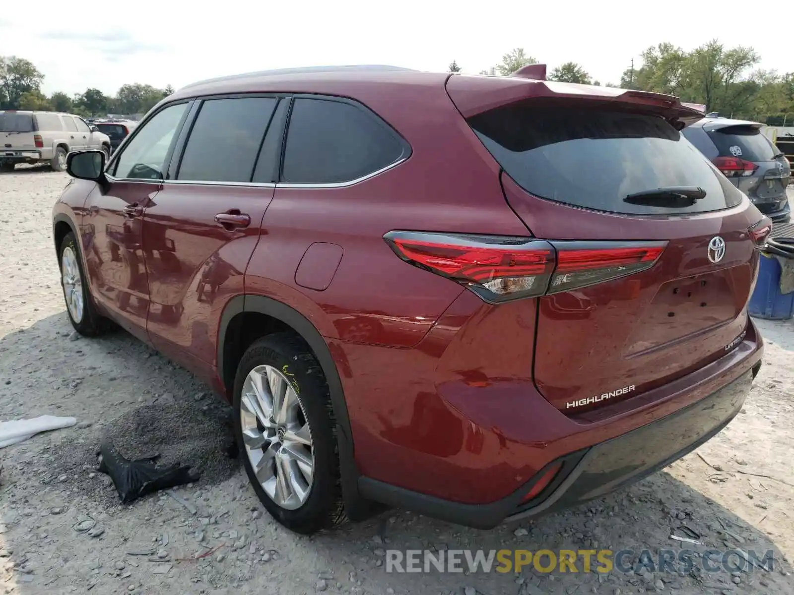 3 Photograph of a damaged car 5TDDZRBH4MS524933 TOYOTA HIGHLANDER 2021