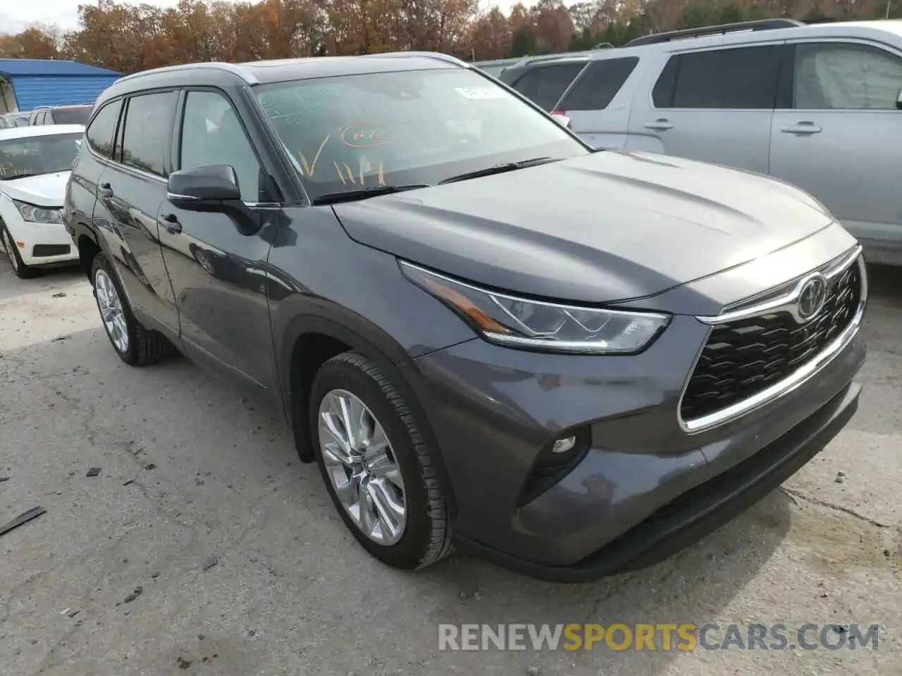 1 Photograph of a damaged car 5TDDZRBH5MS081336 TOYOTA HIGHLANDER 2021