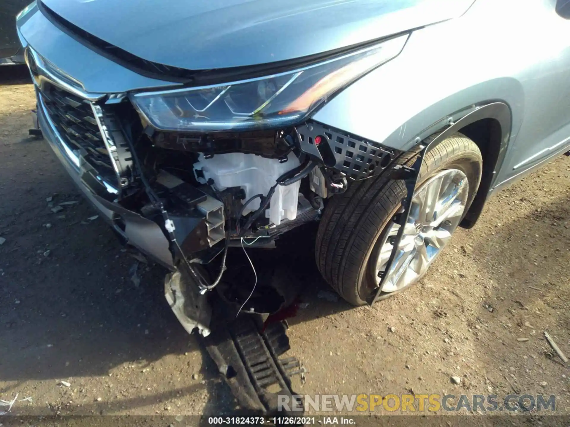 6 Photograph of a damaged car 5TDDZRBH5MS133886 TOYOTA HIGHLANDER 2021