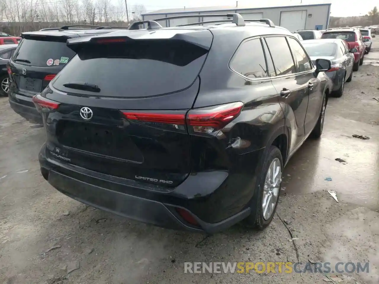 4 Фотография поврежденного автомобиля 5TDDZRBH5MS529302 TOYOTA HIGHLANDER 2021