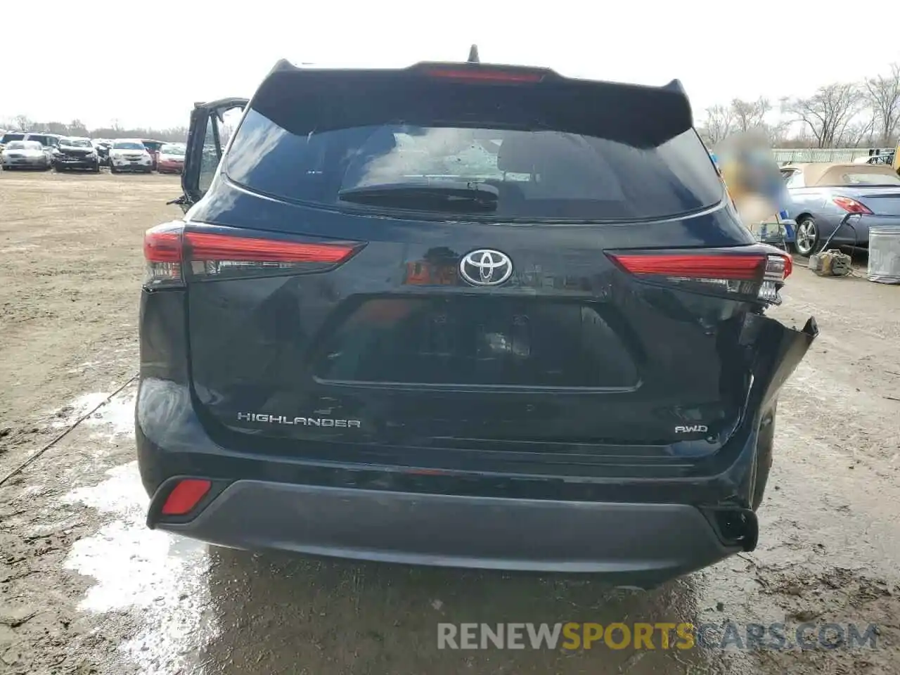 6 Photograph of a damaged car 5TDDZRBH6MS098565 TOYOTA HIGHLANDER 2021