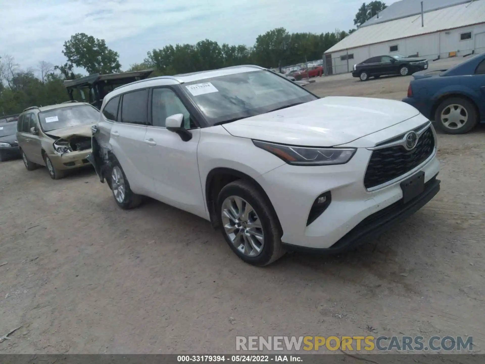 1 Photograph of a damaged car 5TDDZRBH6MS549199 TOYOTA HIGHLANDER 2021