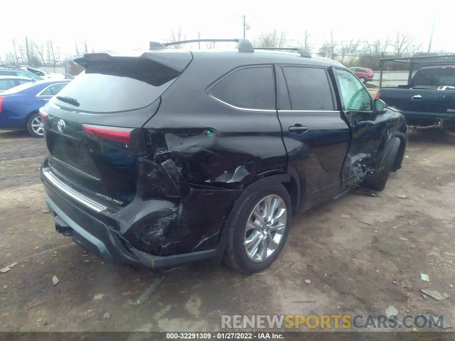 4 Фотография поврежденного автомобиля 5TDDZRBH6MS551289 TOYOTA HIGHLANDER 2021