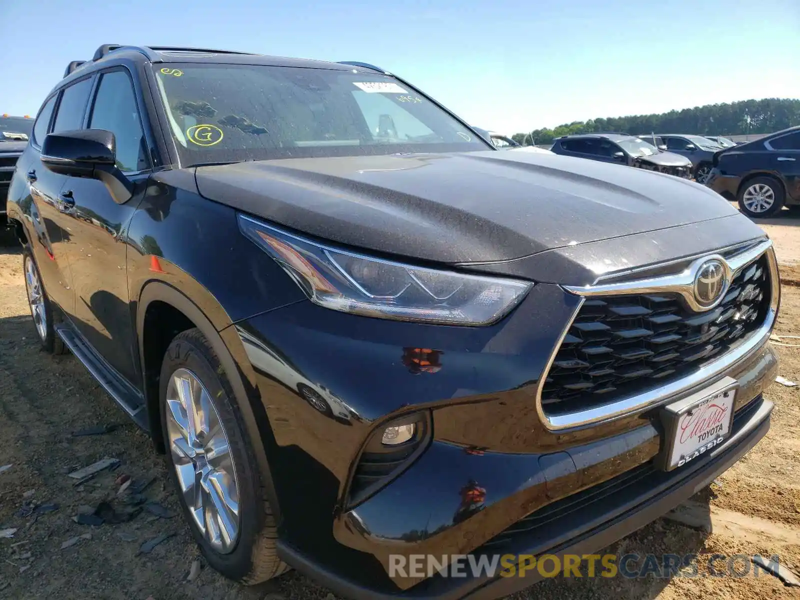 1 Photograph of a damaged car 5TDDZRBH7MS096954 TOYOTA HIGHLANDER 2021