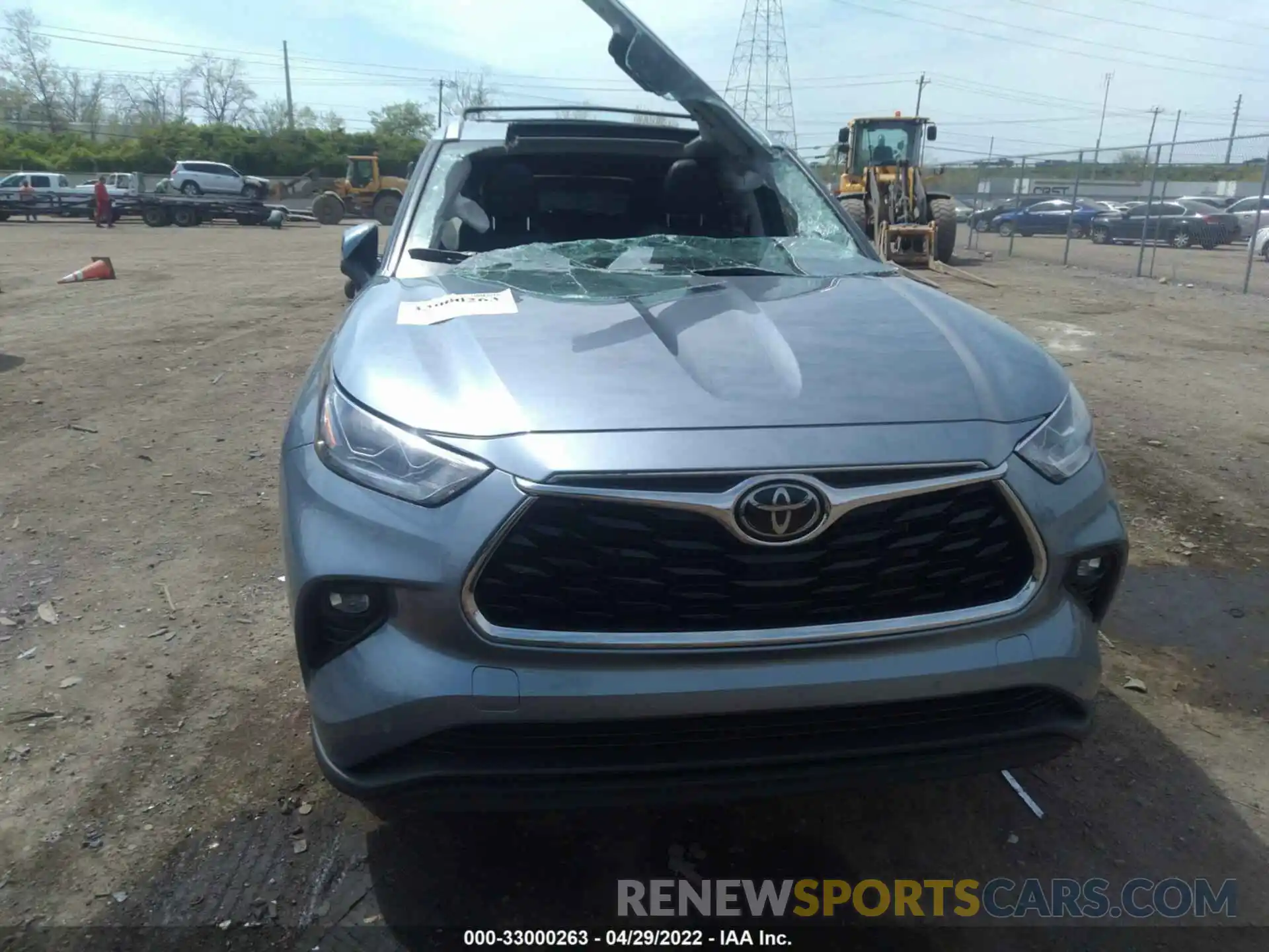 6 Photograph of a damaged car 5TDDZRBH7MS111212 TOYOTA HIGHLANDER 2021