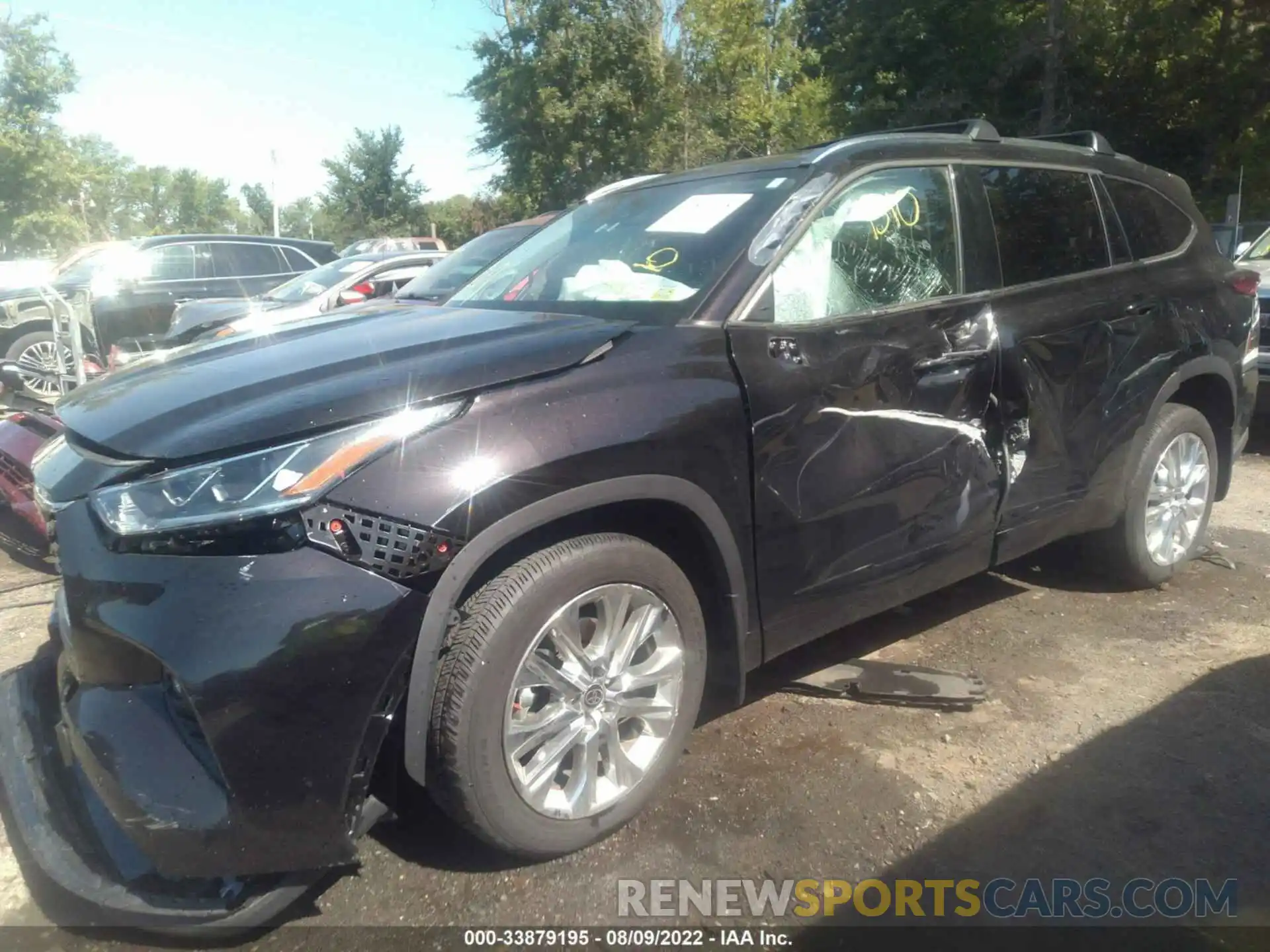 2 Photograph of a damaged car 5TDDZRBH7MS119701 TOYOTA HIGHLANDER 2021