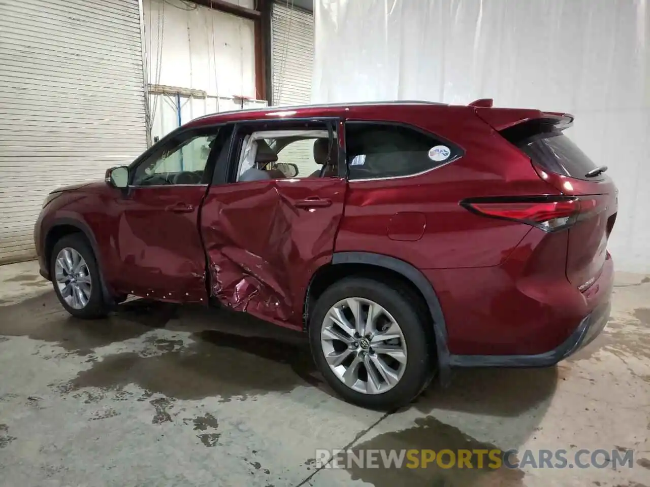 9 Photograph of a damaged car 5TDDZRBH7MS149264 TOYOTA HIGHLANDER 2021