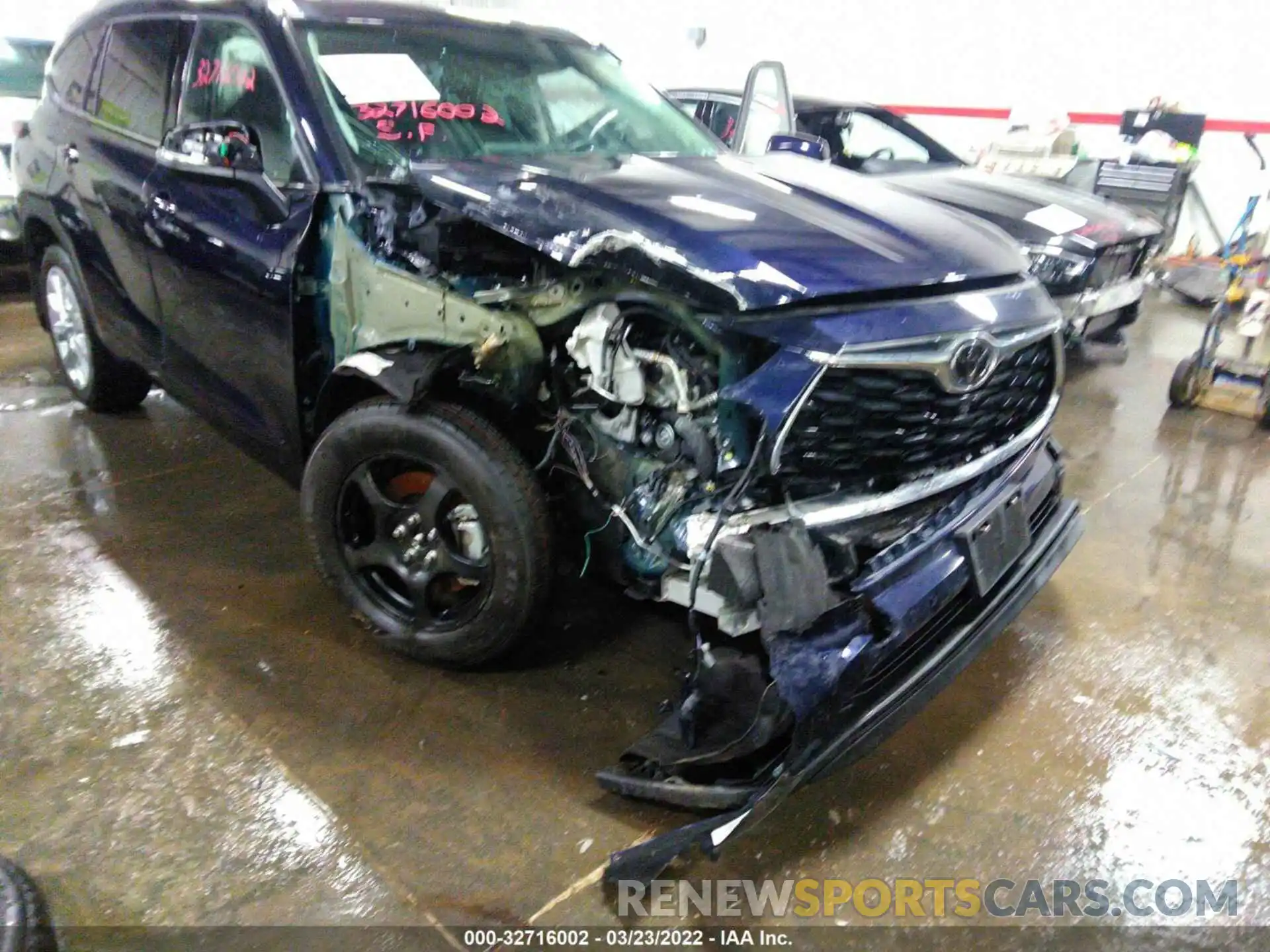 6 Photograph of a damaged car 5TDDZRBH7MS524067 TOYOTA HIGHLANDER 2021