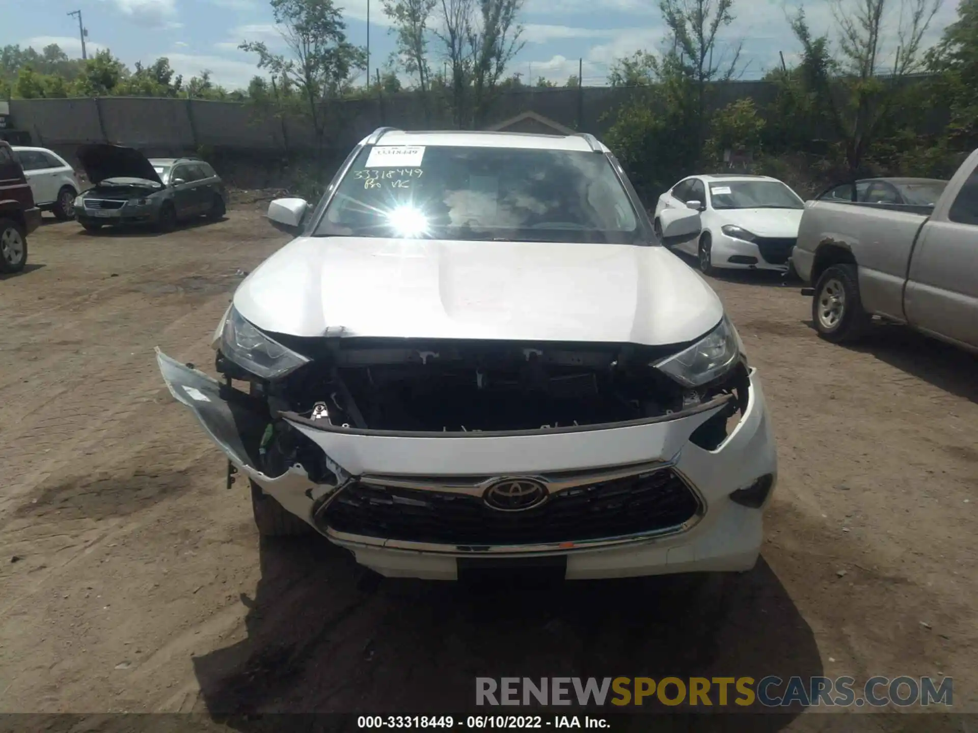 6 Photograph of a damaged car 5TDDZRBH7MS529933 TOYOTA HIGHLANDER 2021