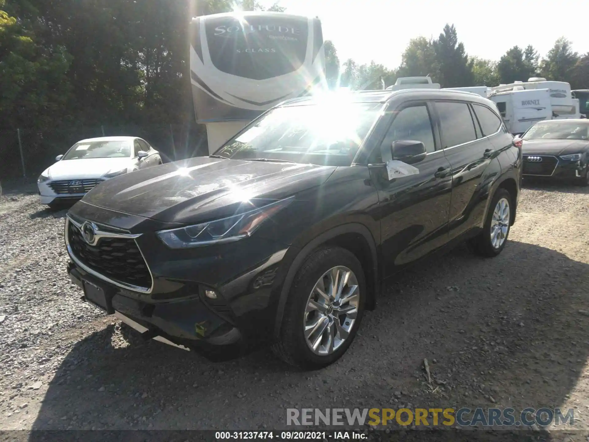 2 Photograph of a damaged car 5TDDZRBH8MS069164 TOYOTA HIGHLANDER 2021