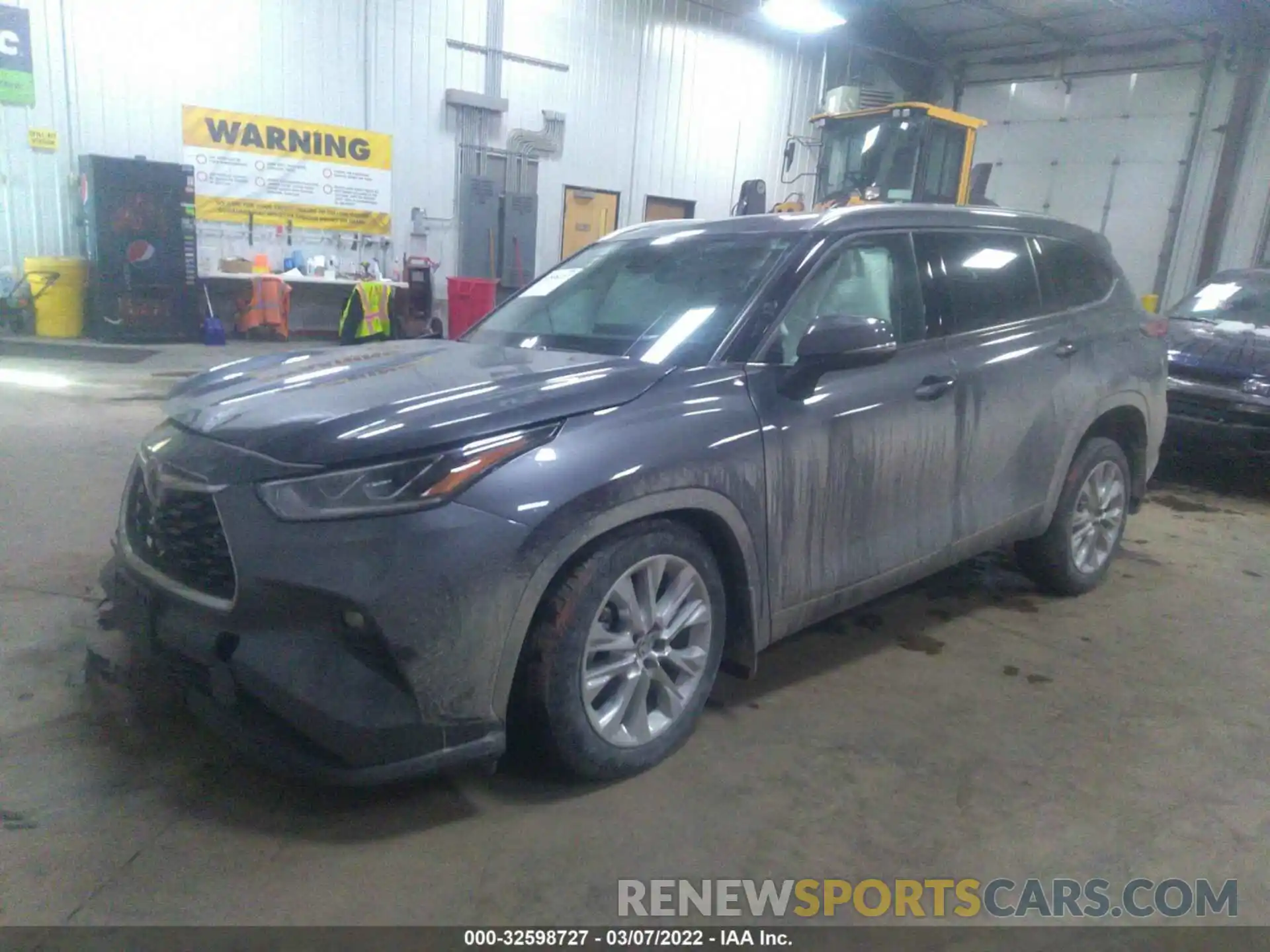 2 Photograph of a damaged car 5TDDZRBH8MS070704 TOYOTA HIGHLANDER 2021