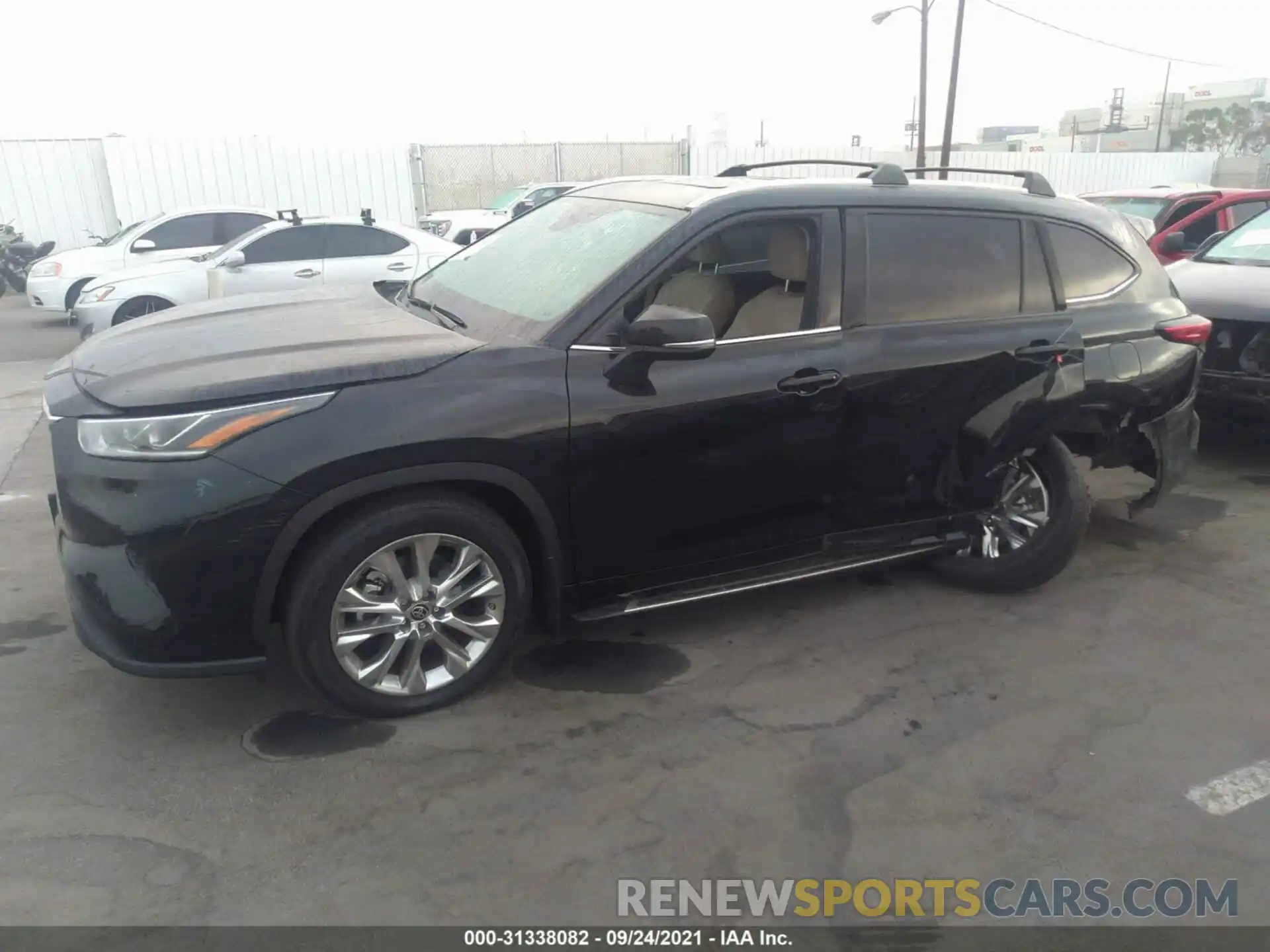 2 Photograph of a damaged car 5TDDZRBH8MS083310 TOYOTA HIGHLANDER 2021