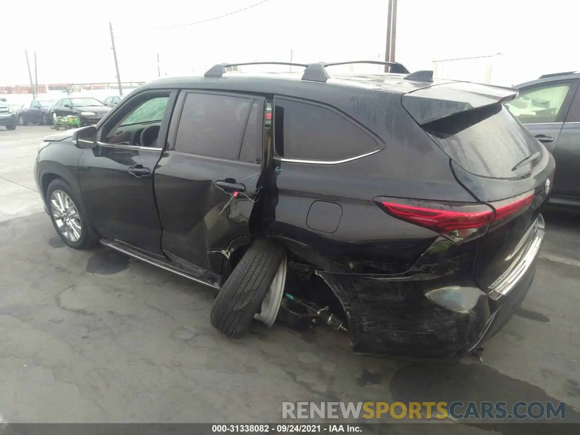 3 Photograph of a damaged car 5TDDZRBH8MS083310 TOYOTA HIGHLANDER 2021