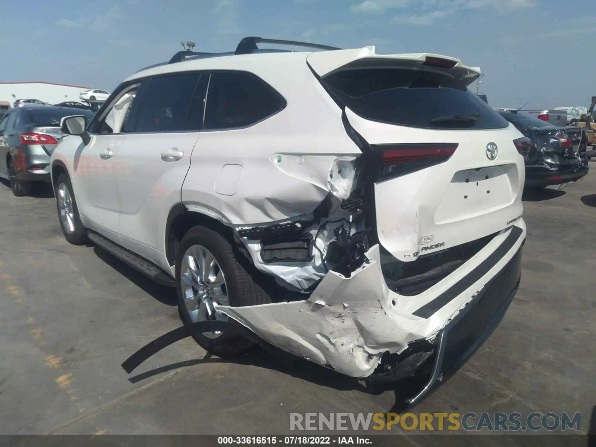 6 Photograph of a damaged car 5TDDZRBH9MS121241 TOYOTA HIGHLANDER 2021