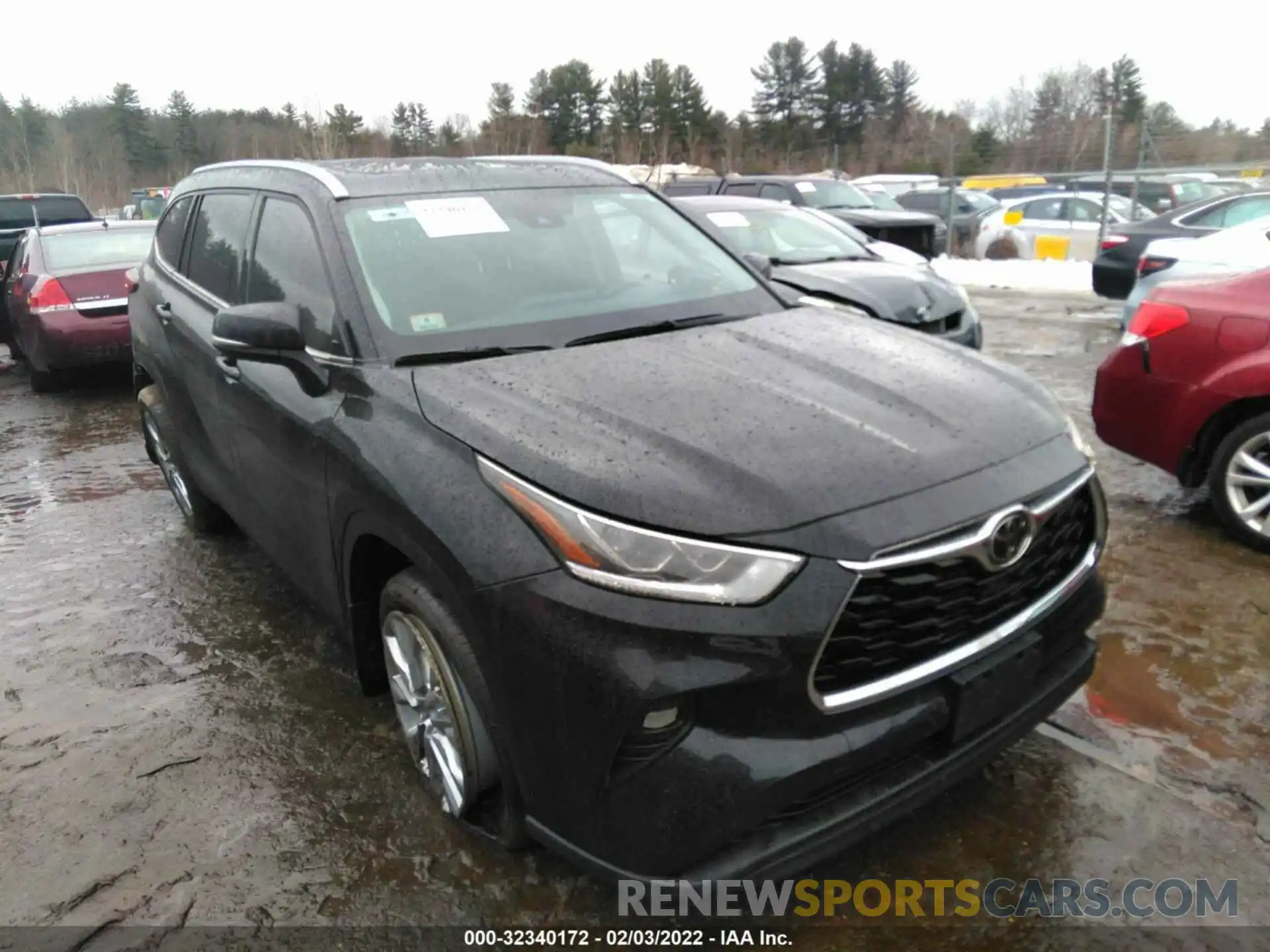 1 Photograph of a damaged car 5TDDZRBHXMS532793 TOYOTA HIGHLANDER 2021