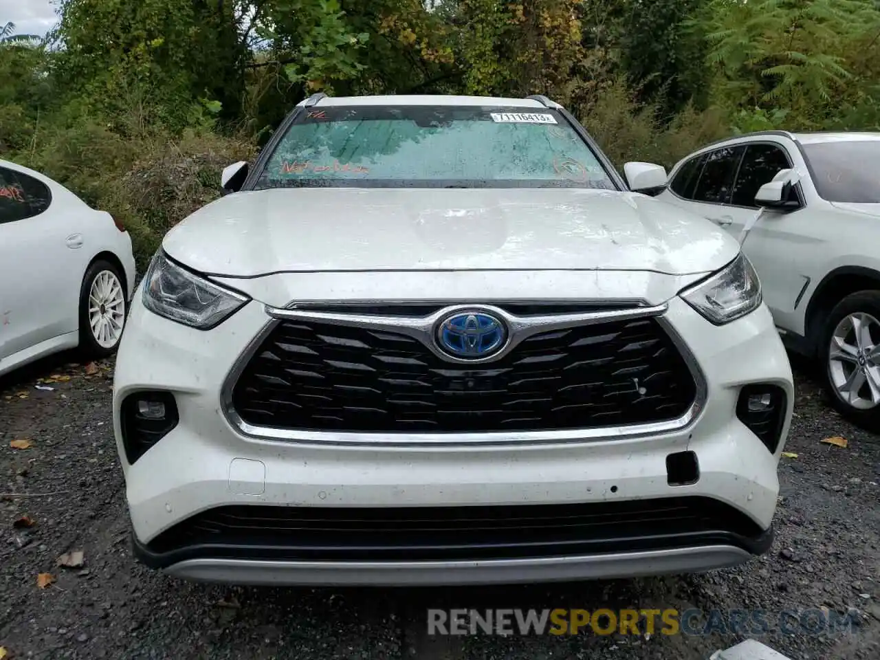 5 Photograph of a damaged car 5TDEBRCH0MS031175 TOYOTA HIGHLANDER 2021