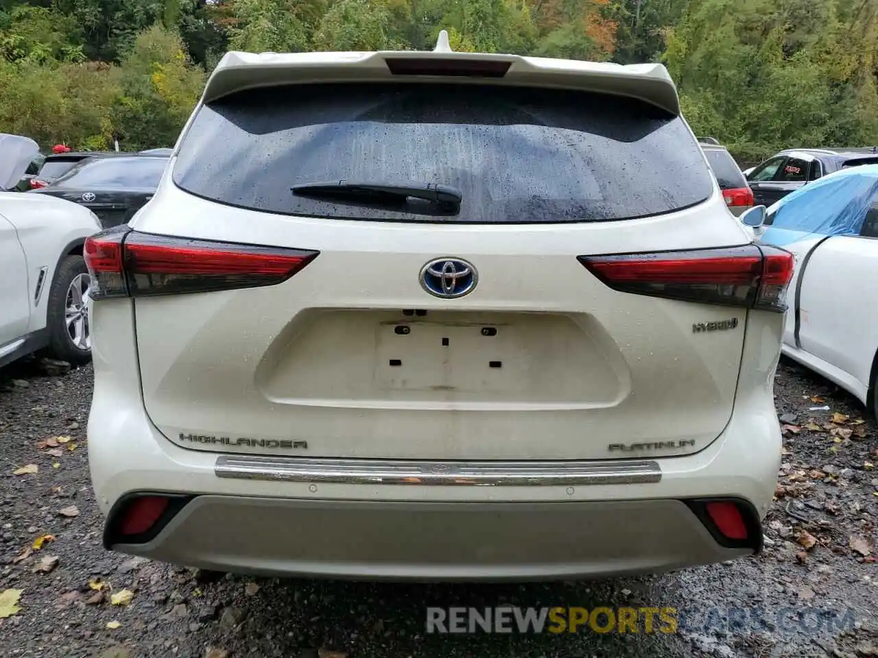 6 Photograph of a damaged car 5TDEBRCH0MS031175 TOYOTA HIGHLANDER 2021