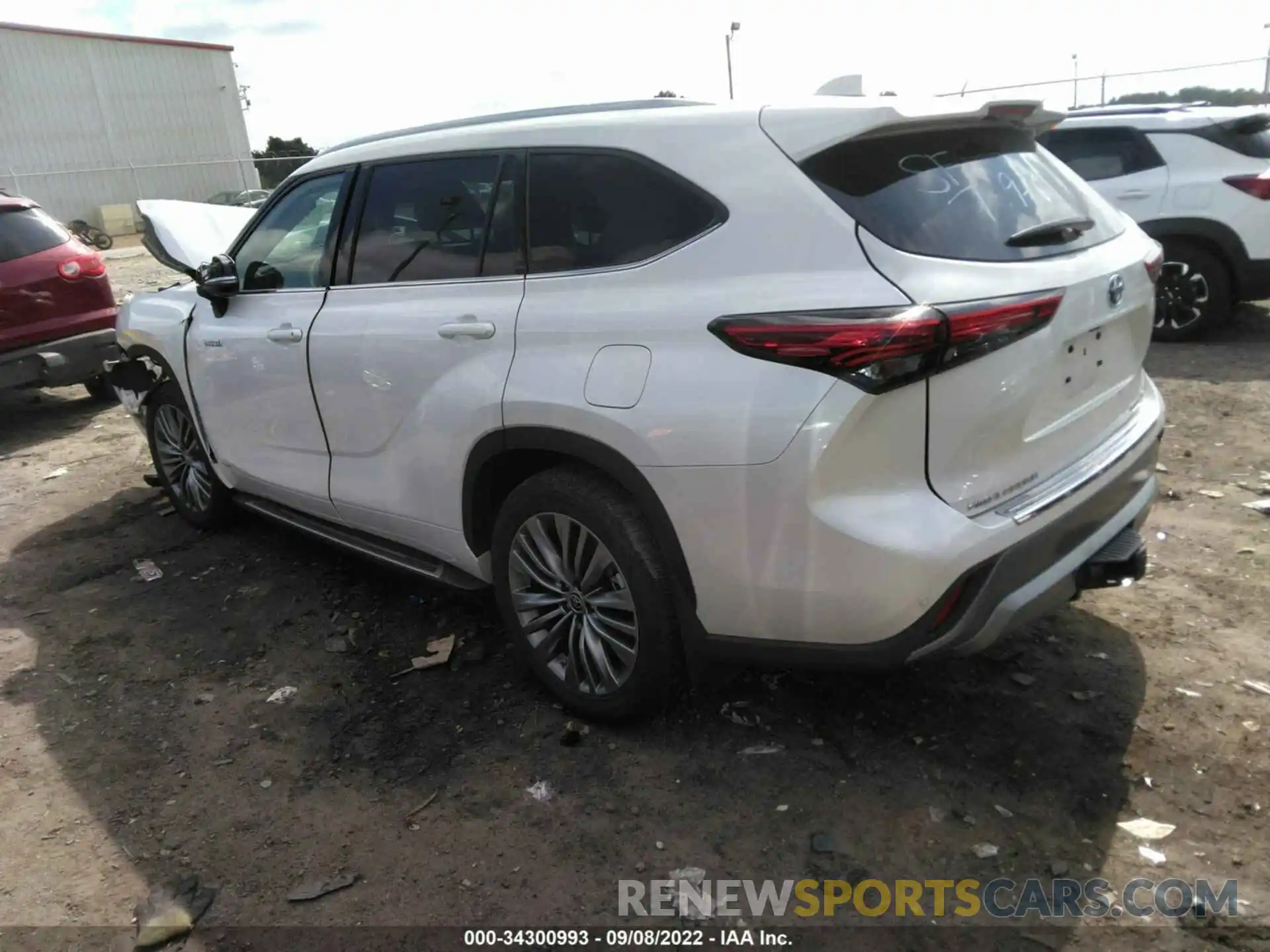 3 Photograph of a damaged car 5TDEBRCH0MS048140 TOYOTA HIGHLANDER 2021