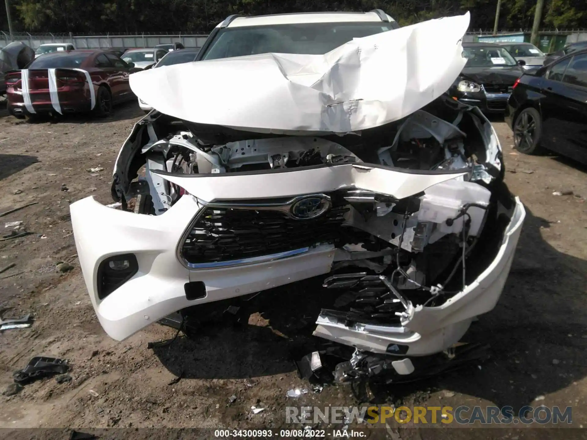 6 Photograph of a damaged car 5TDEBRCH0MS048140 TOYOTA HIGHLANDER 2021