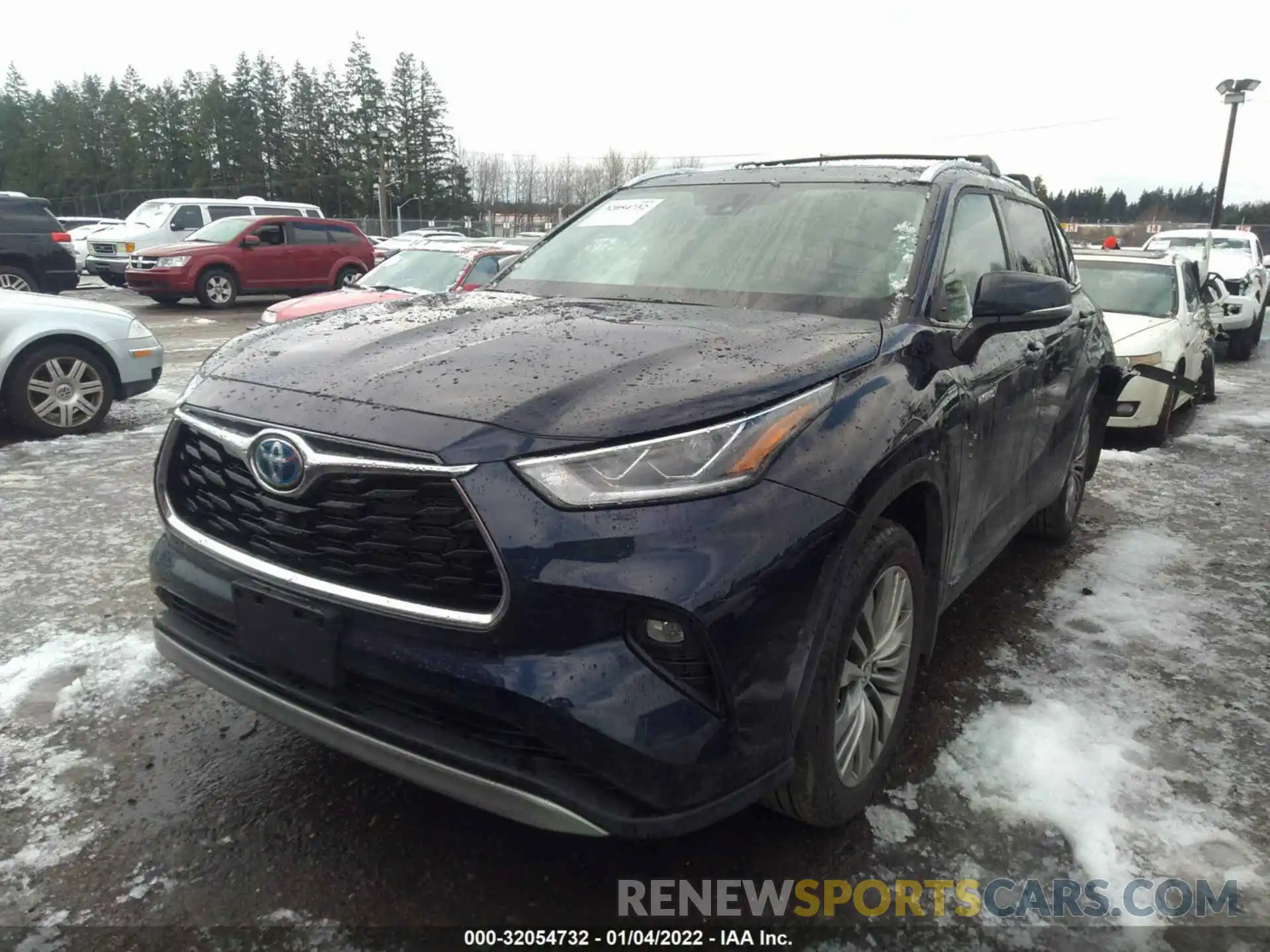 2 Photograph of a damaged car 5TDEBRCH0MS065908 TOYOTA HIGHLANDER 2021