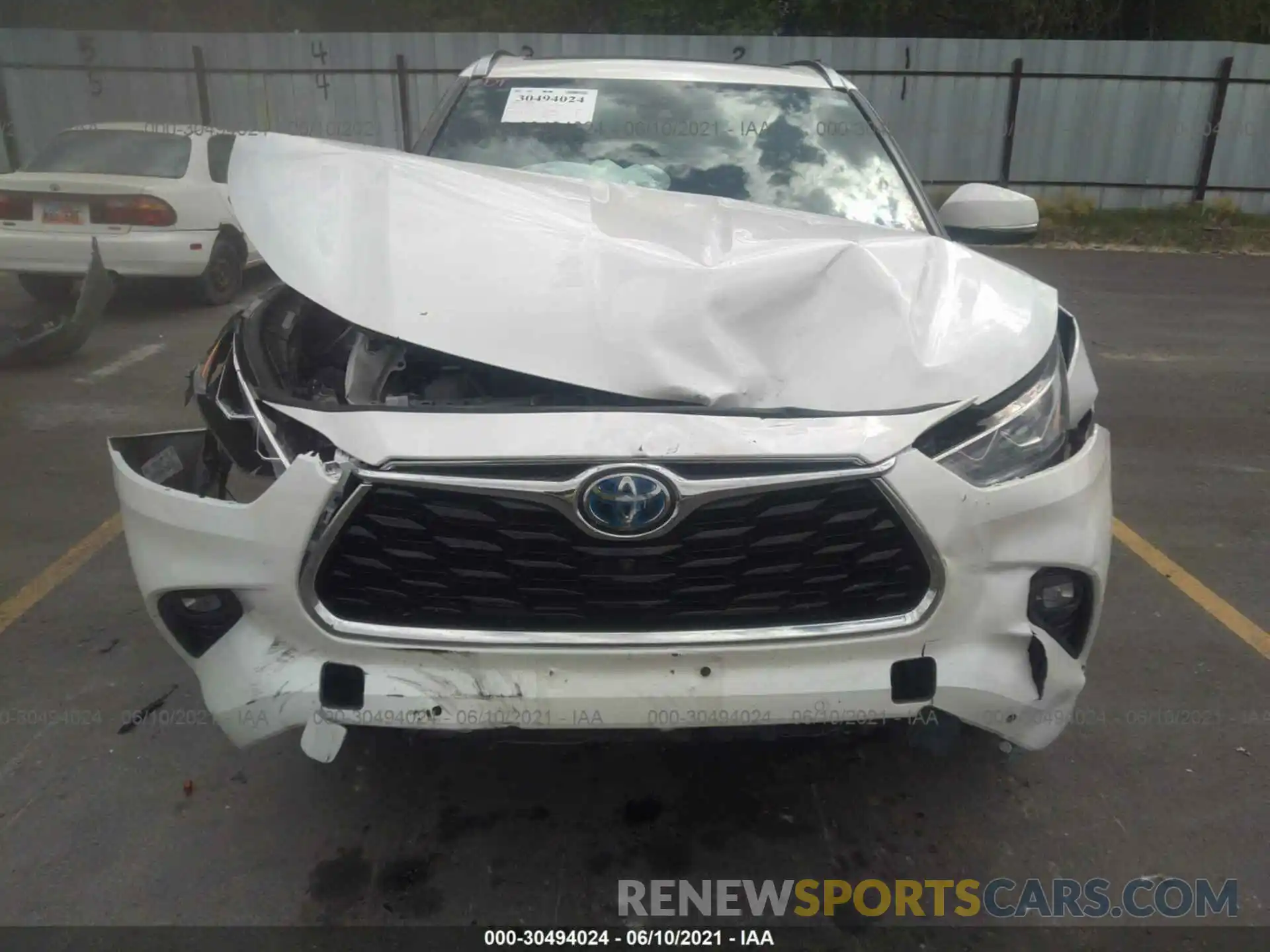 6 Photograph of a damaged car 5TDEBRCH1MS018452 TOYOTA HIGHLANDER 2021