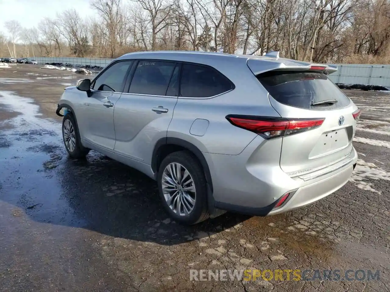 3 Photograph of a damaged car 5TDEBRCH2MS020579 TOYOTA HIGHLANDER 2021