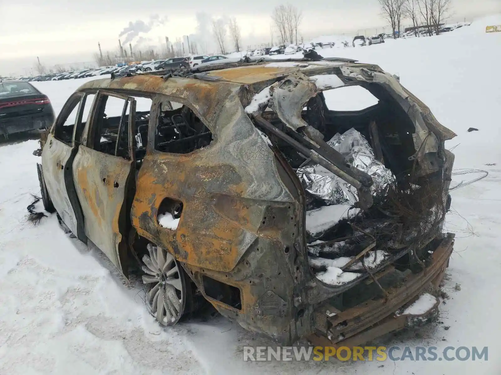 3 Photograph of a damaged car 5TDEBRCH2MS022249 TOYOTA HIGHLANDER 2021