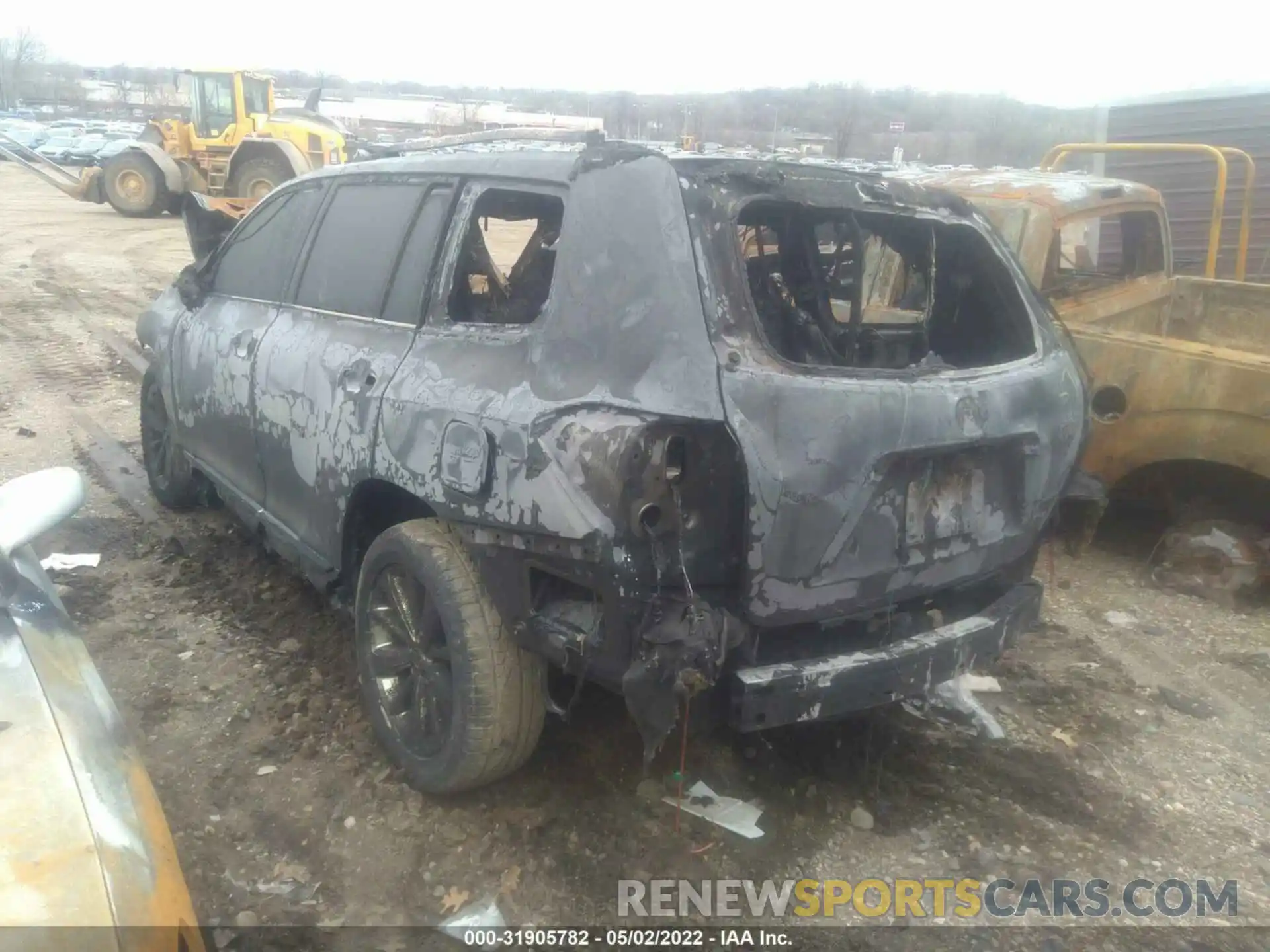 3 Фотография поврежденного автомобиля 5TDEBRCH2MS024521 TOYOTA HIGHLANDER 2021