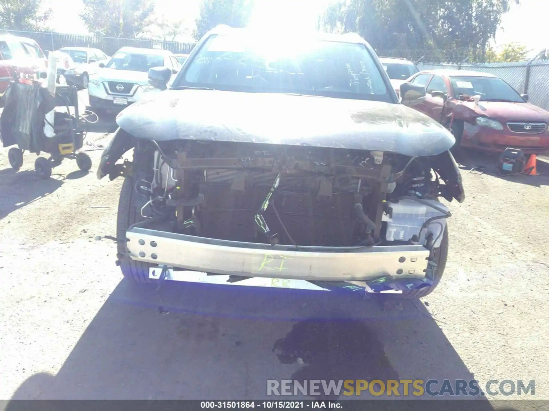 6 Photograph of a damaged car 5TDEBRCH2MS034675 TOYOTA HIGHLANDER 2021