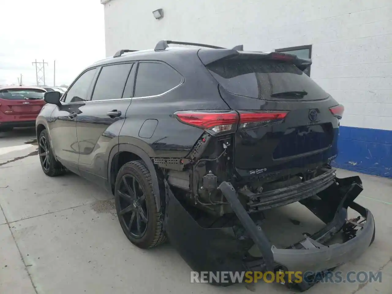 3 Photograph of a damaged car 5TDEBRCH2MS053727 TOYOTA HIGHLANDER 2021