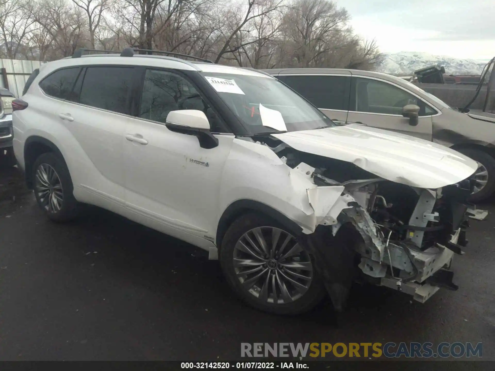 1 Photograph of a damaged car 5TDEBRCH3MS029369 TOYOTA HIGHLANDER 2021