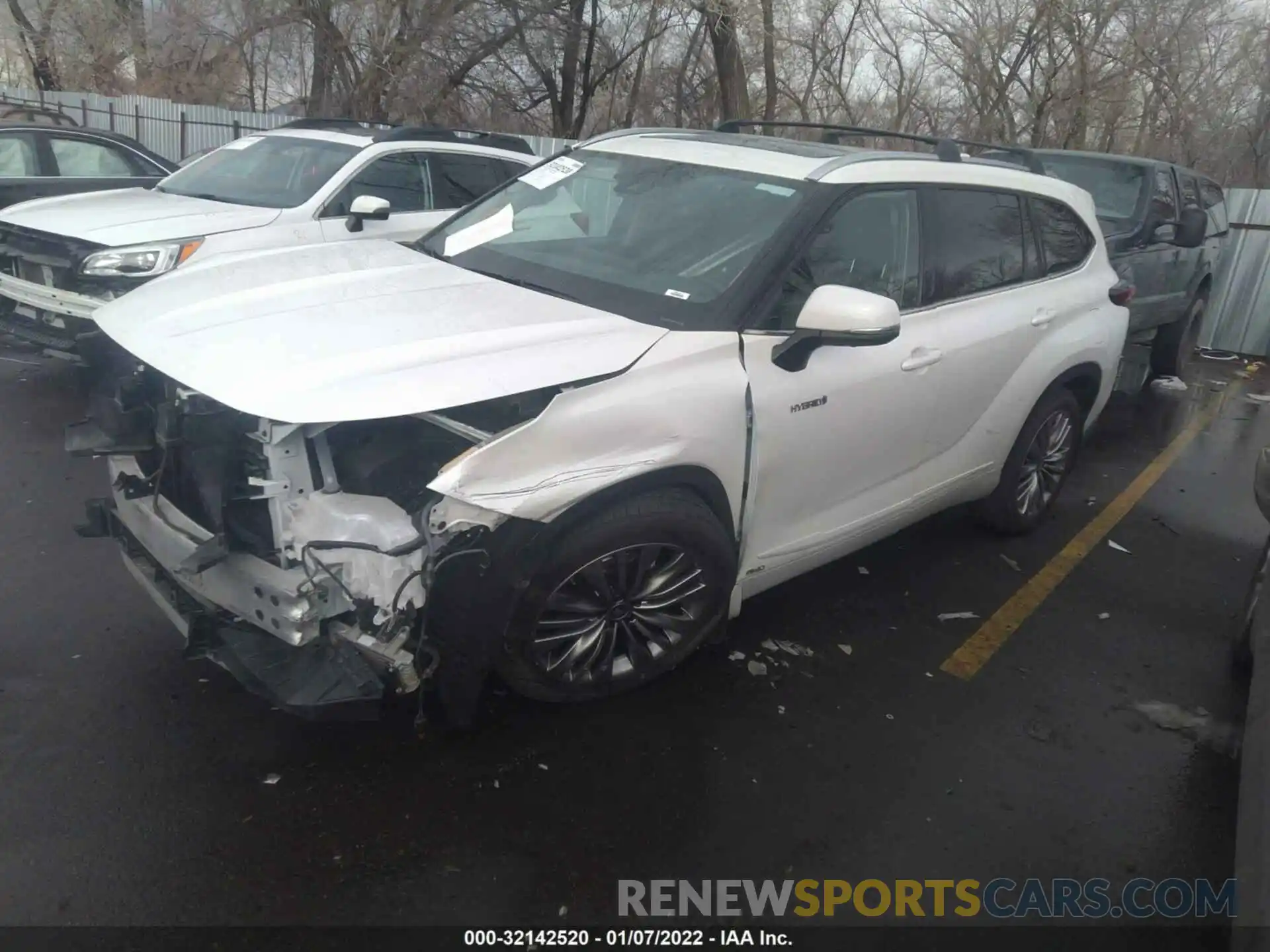 2 Photograph of a damaged car 5TDEBRCH3MS029369 TOYOTA HIGHLANDER 2021