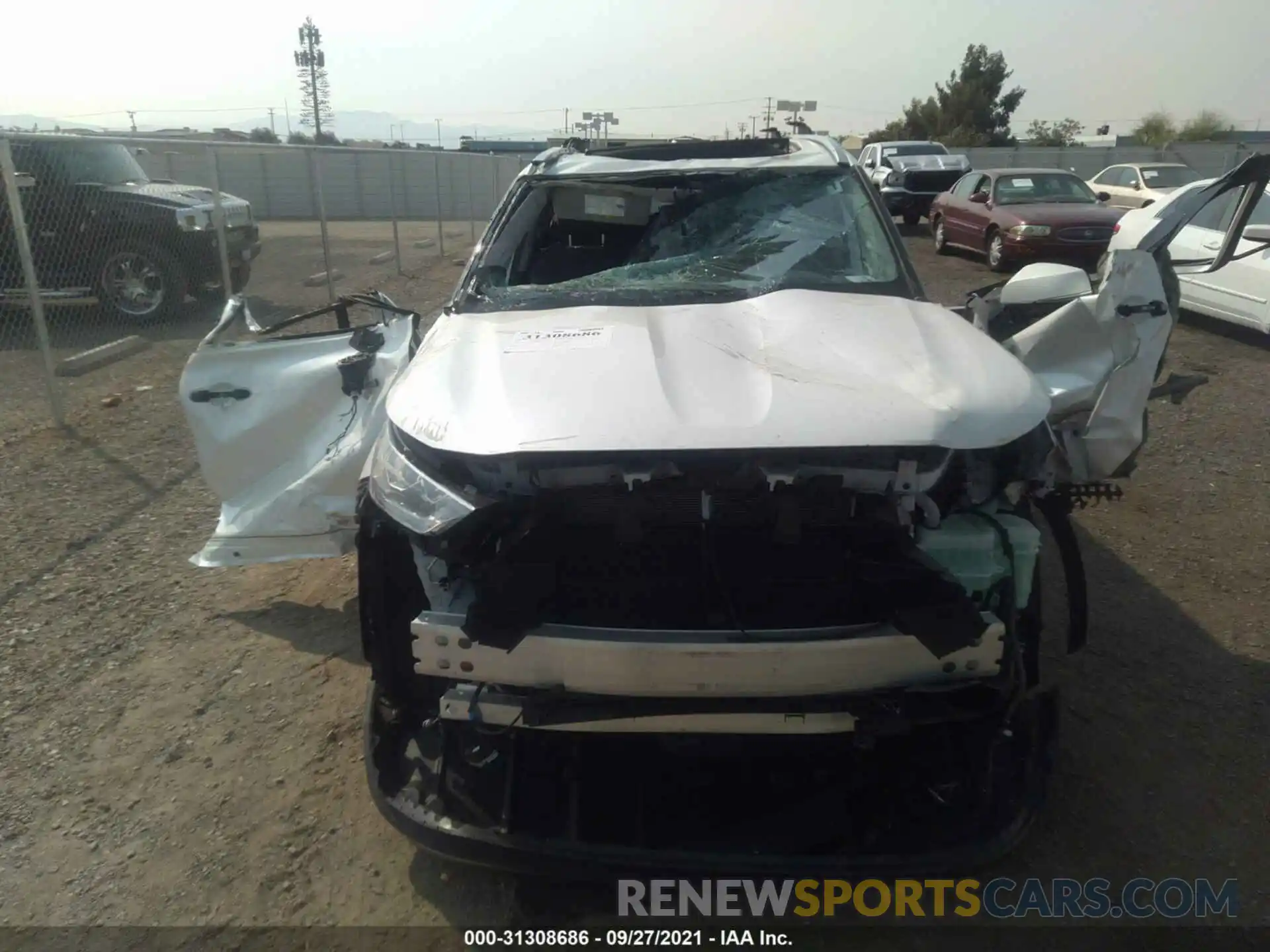 6 Photograph of a damaged car 5TDEBRCH3MS030473 TOYOTA HIGHLANDER 2021