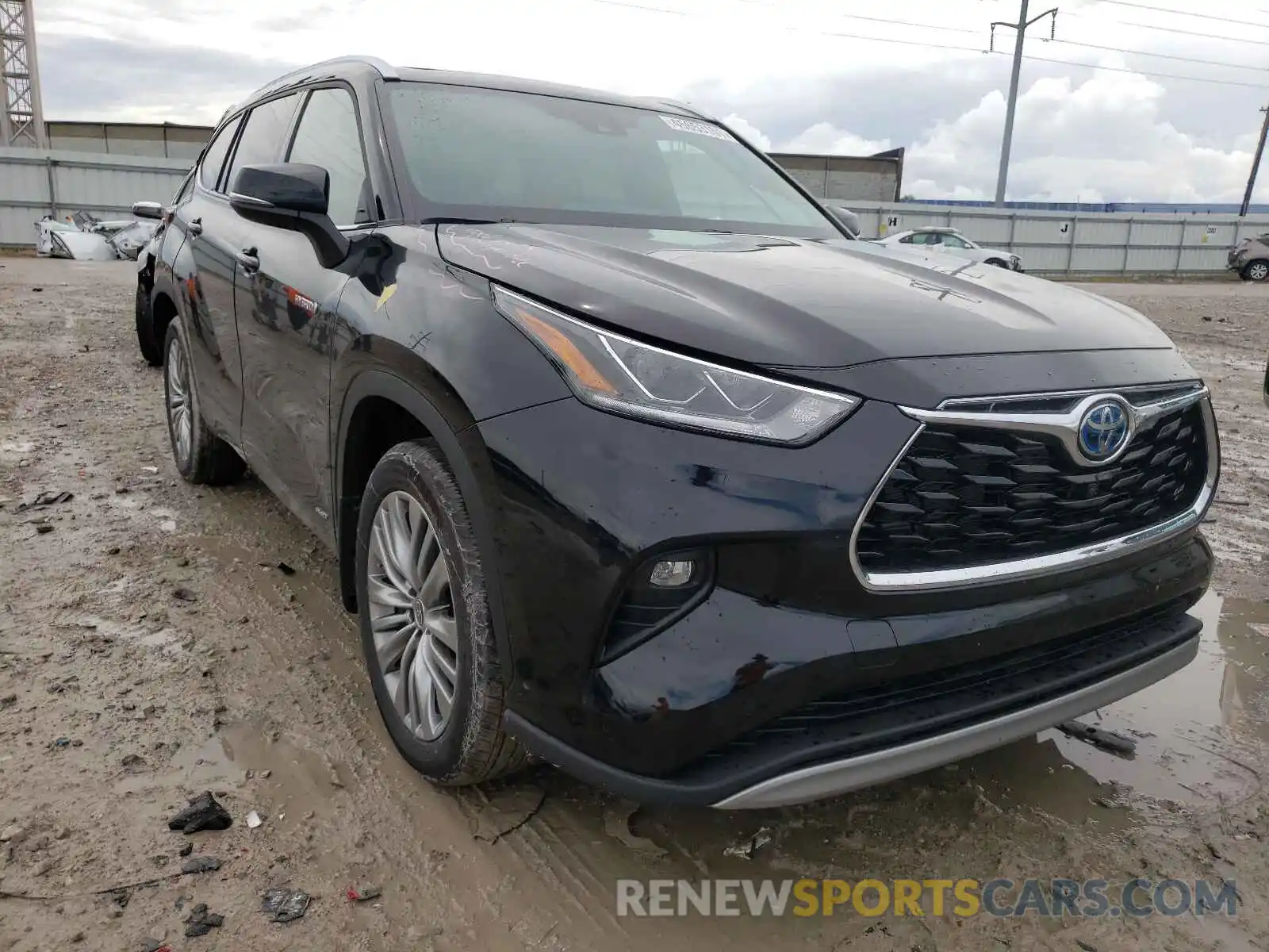 1 Photograph of a damaged car 5TDEBRCH3MS046642 TOYOTA HIGHLANDER 2021