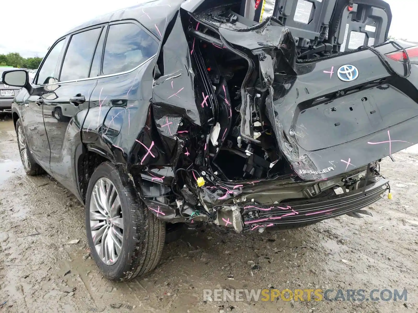 3 Photograph of a damaged car 5TDEBRCH3MS046642 TOYOTA HIGHLANDER 2021