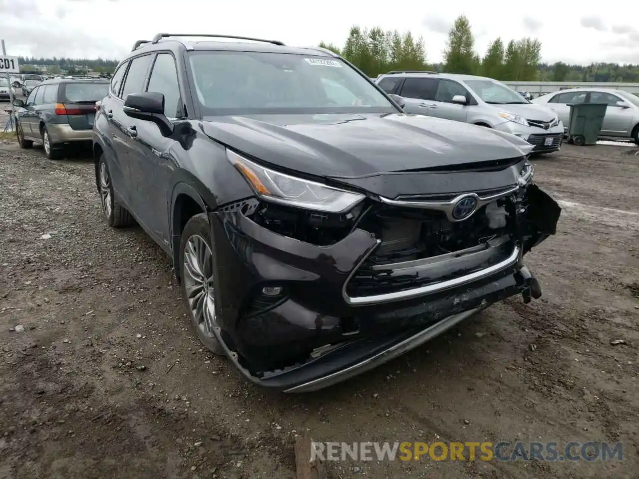 9 Фотография поврежденного автомобиля 5TDEBRCH3MS060444 TOYOTA HIGHLANDER 2021