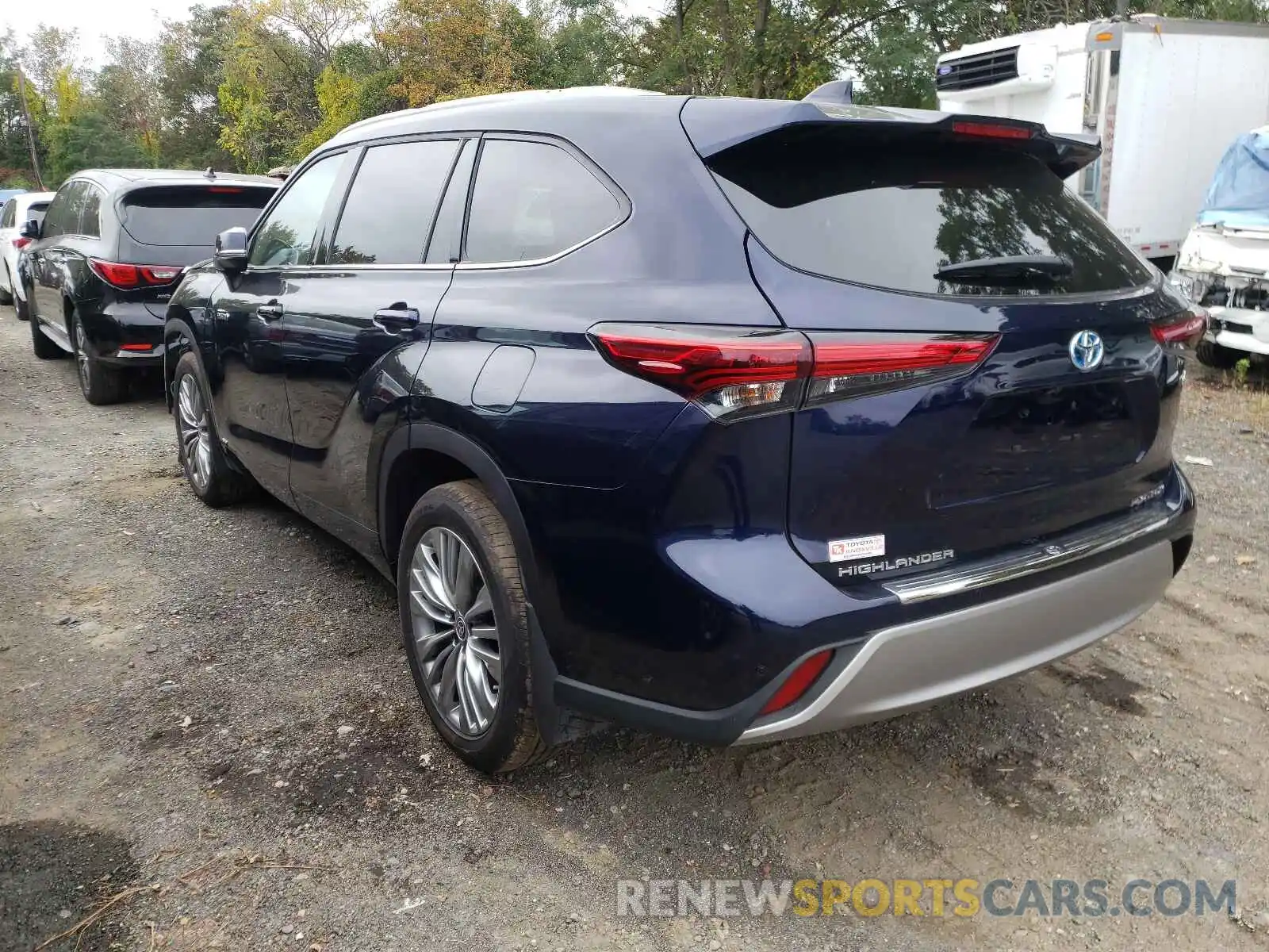 3 Photograph of a damaged car 5TDEBRCH4MS029347 TOYOTA HIGHLANDER 2021