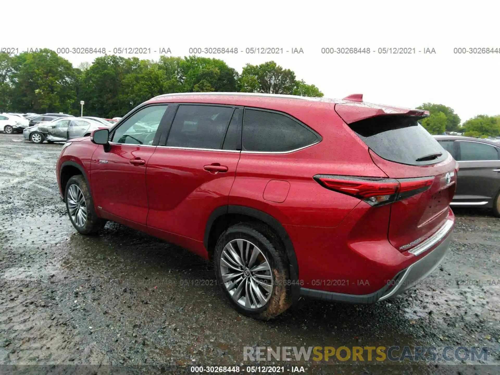 3 Photograph of a damaged car 5TDEBRCH4MS033253 TOYOTA HIGHLANDER 2021