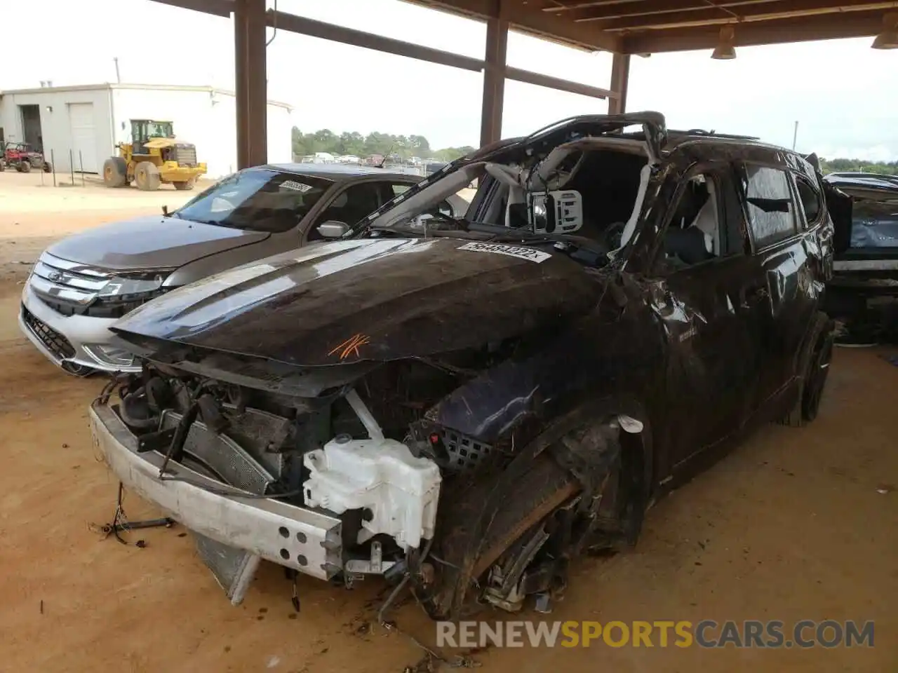 2 Photograph of a damaged car 5TDEBRCH4MS056970 TOYOTA HIGHLANDER 2021