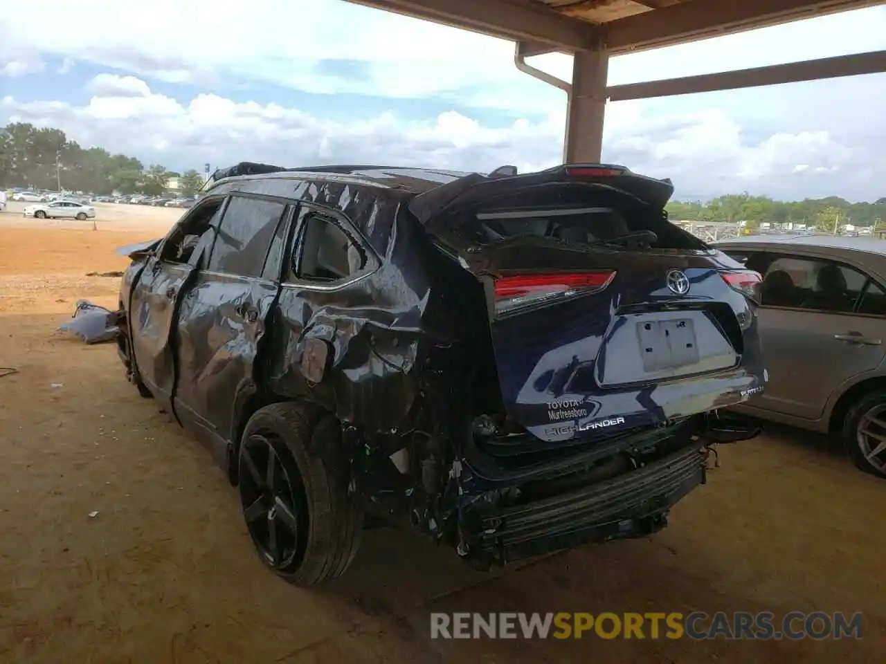 3 Photograph of a damaged car 5TDEBRCH4MS056970 TOYOTA HIGHLANDER 2021