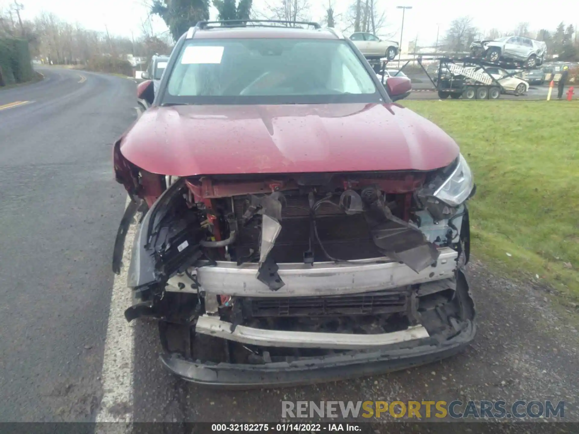 6 Photograph of a damaged car 5TDEBRCH5MS026313 TOYOTA HIGHLANDER 2021