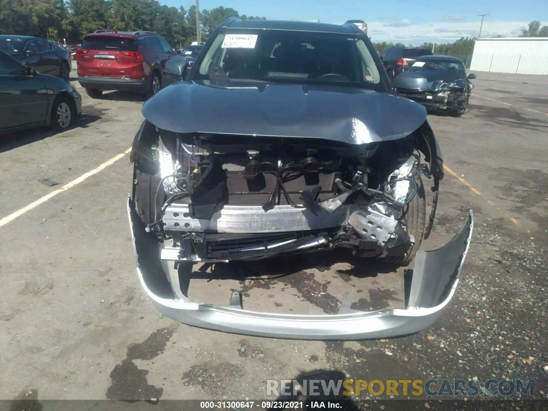 6 Photograph of a damaged car 5TDEBRCH6MS026434 TOYOTA HIGHLANDER 2021