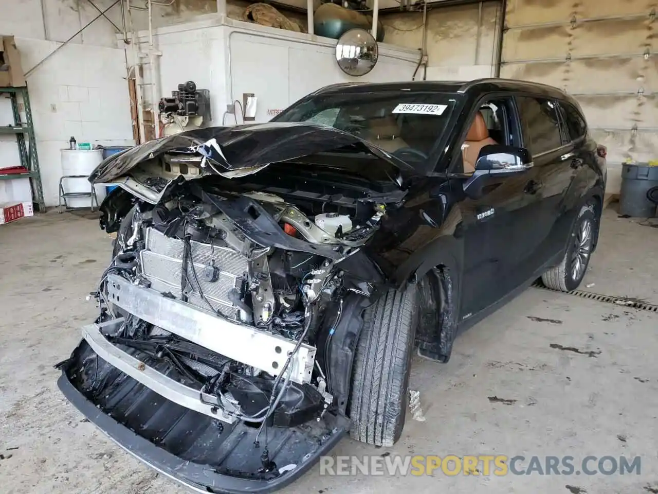 2 Photograph of a damaged car 5TDEBRCH6MS045775 TOYOTA HIGHLANDER 2021