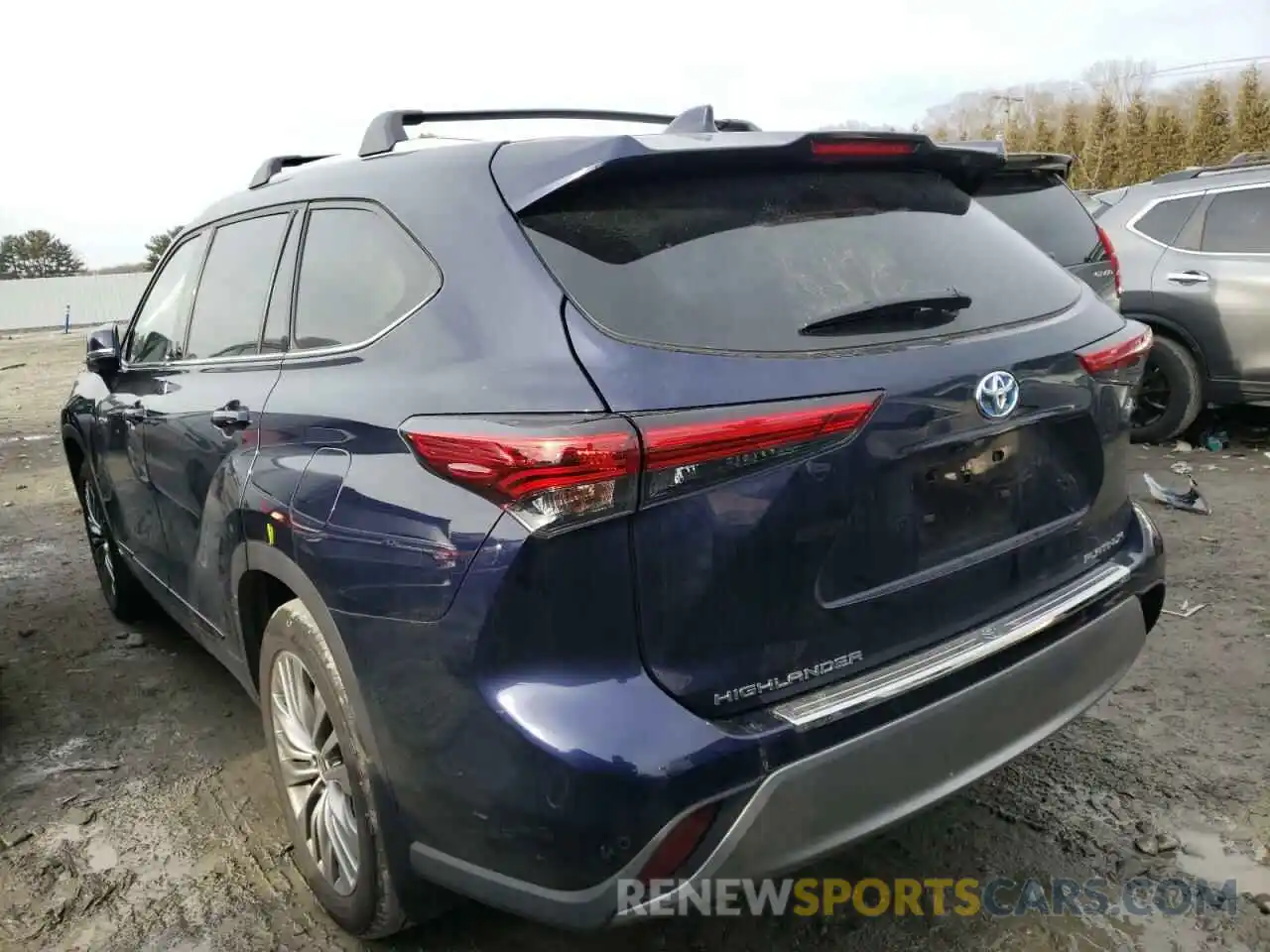 3 Photograph of a damaged car 5TDEBRCH8MS050976 TOYOTA HIGHLANDER 2021